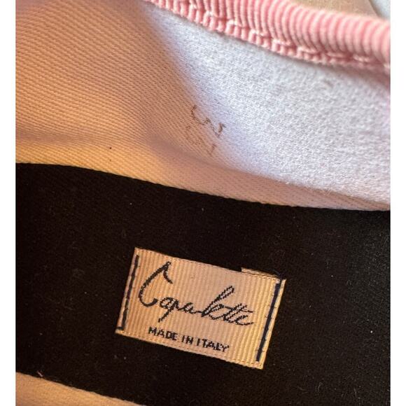 CAPULETTE Bambina Velvet Mary Jane Ballet Flats Made in Italy Size EUR 33 - Picture 5 of 5